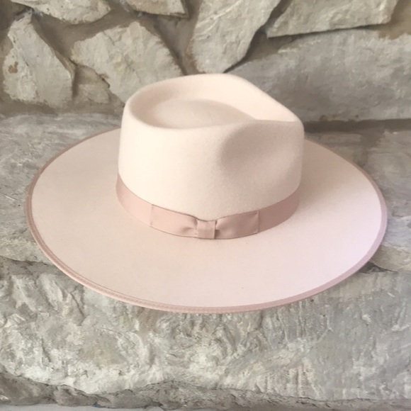 Lack of Color Wool felt hat. New!! Very light Tan. - Picture 4 of 7